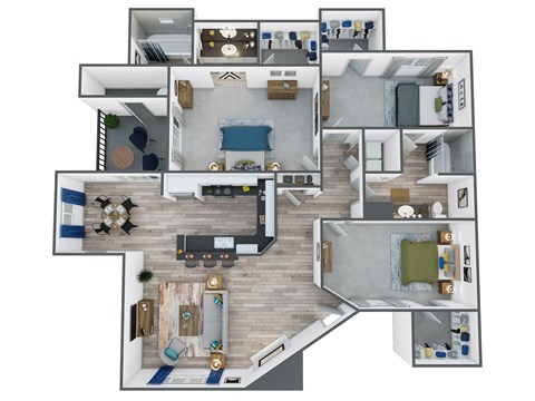 Marseilles Floor Plan at Springs at Continental Ranch, Tucson